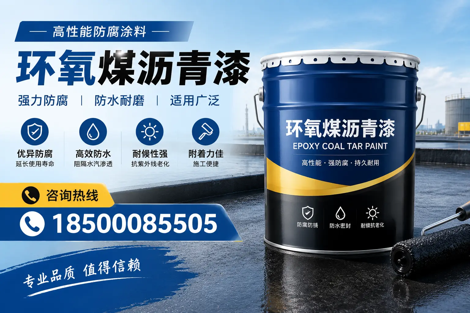 环氧煤沥青漆的主要成分与功能，磴口用户深度了解